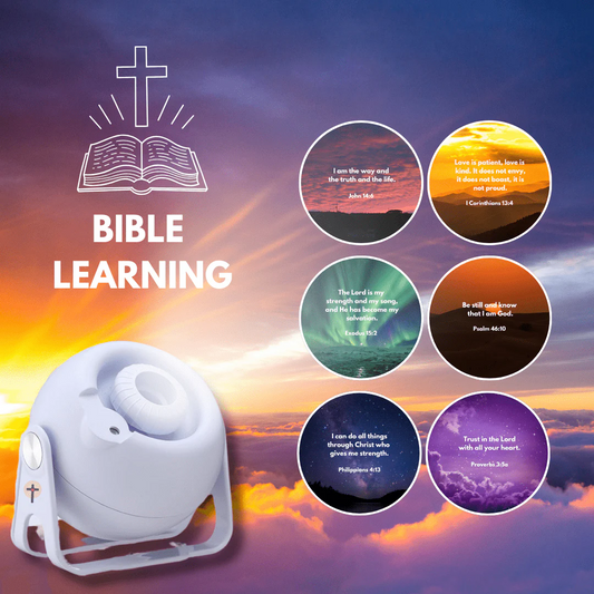 Godisabove Bible Verse Projector (6 Free Scripture Discs Included)